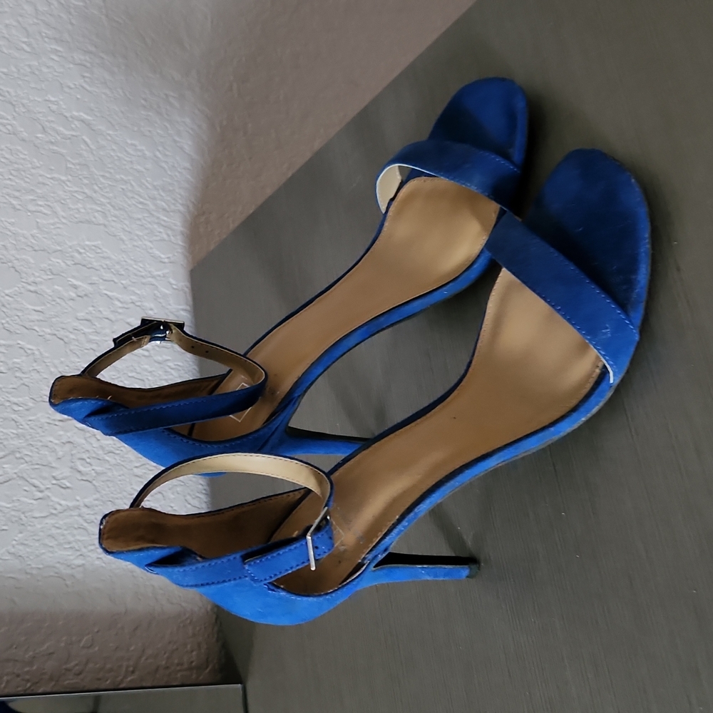 Blue heels